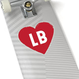 Long Beach Heart Sticker