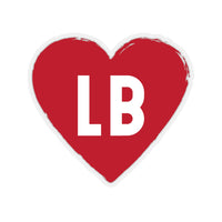 Long Beach Heart Sticker