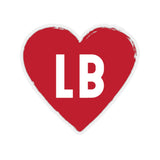 Long Beach Heart Sticker